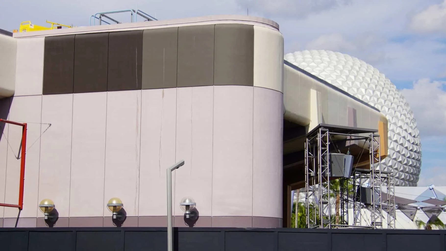 speakers down Innoventions West Epcot Construction Updates November 2019