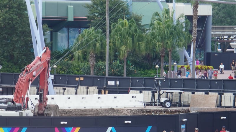 Fountain of Nations completely demolished in Epcot November 2019