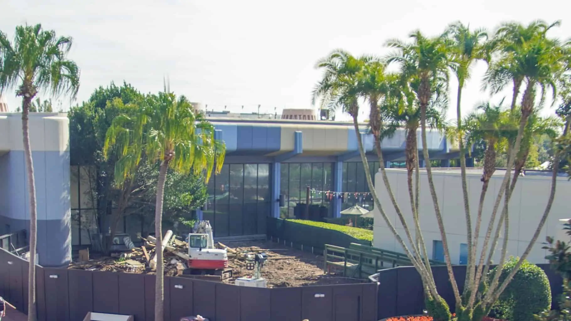 Innoventions West Demolition Epcot Construction Updates November 2019