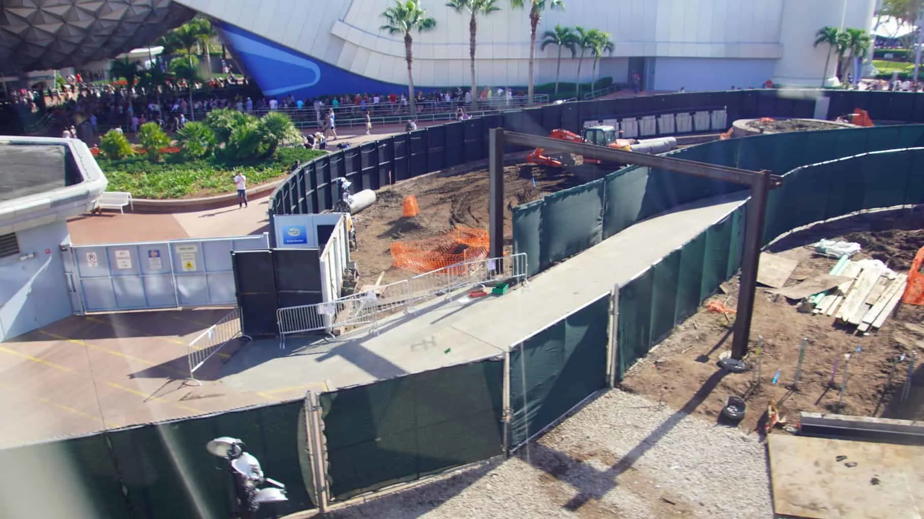 New path Innoventions West Demolition Epcot Construction Updates November 2019