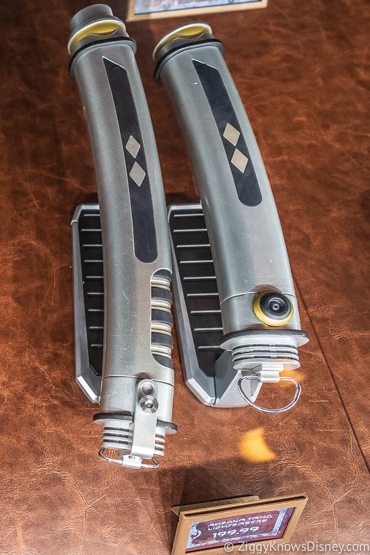 Ahsoka Tano Legacy Lightsaber in Galaxy's Edge Dok Ondar's Den of Antiquities