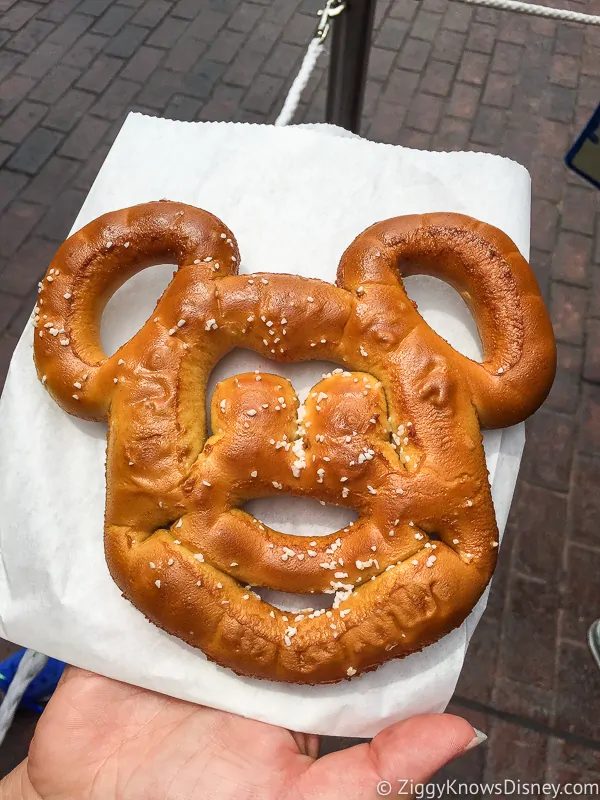 Mickey Pretzel Best Snacks at Magic Kingdom