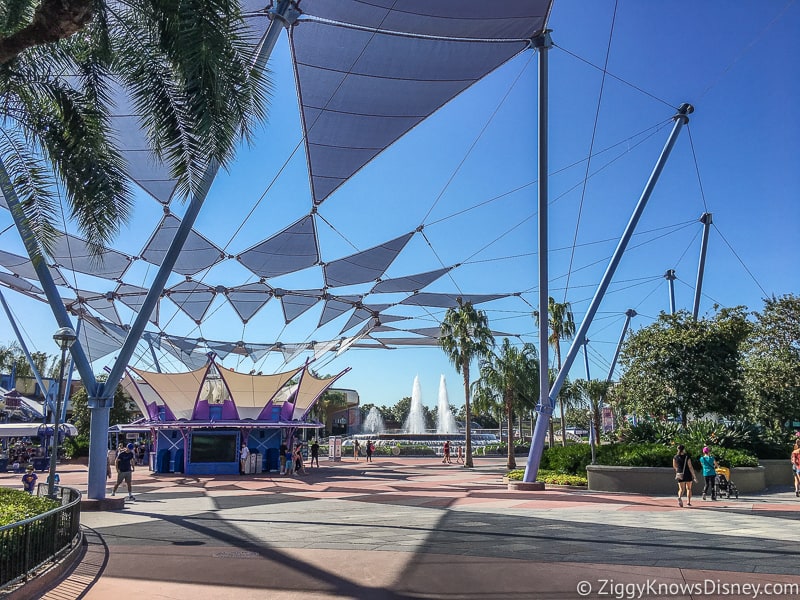 Pin Traders in Epcot's Future World