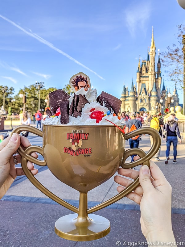 Ralph Sugar Rush Ice Cream Sundae Best Snacks at Magic Kingdom