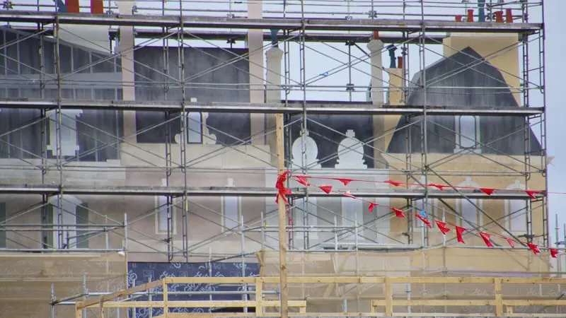 building facades closeup Remy's Ratatouille and France Construction Update November 2019