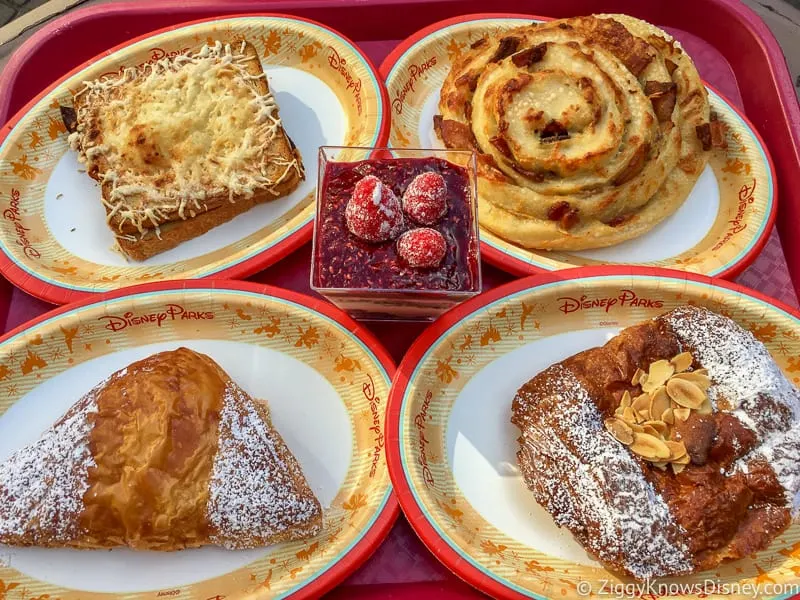 snacks from France pavilion in Epcot