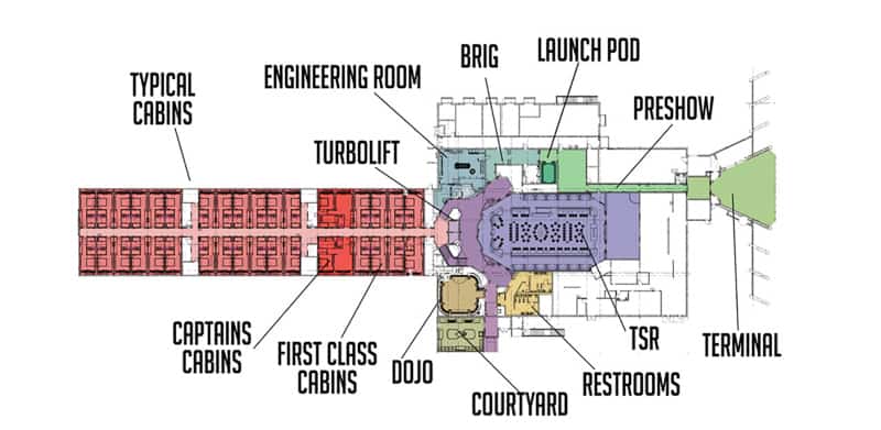 1st floor blueprints Star Wars Hotel