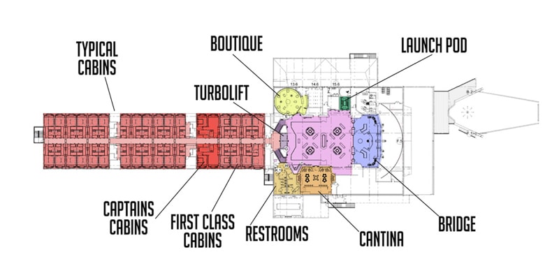 2nd floor blueprints Star Wars Hotel