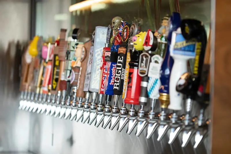 beer on tap at City Works Eatery & Pour House