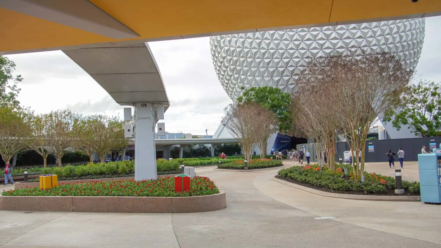Epcot Entrance East Side Plaza Now Open