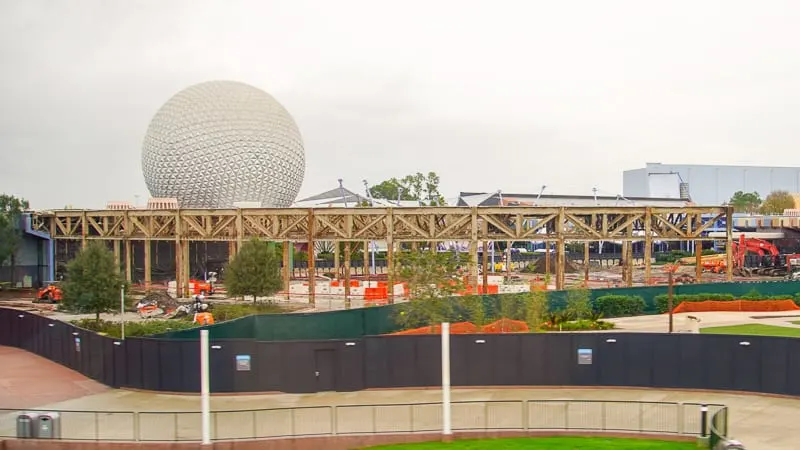Epcot Future World Construction Updates December 2019 Innoventions Frame
