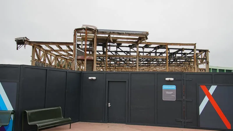 Epcot Future World Construction Updates December 2019 Innoventions West almost destroyed