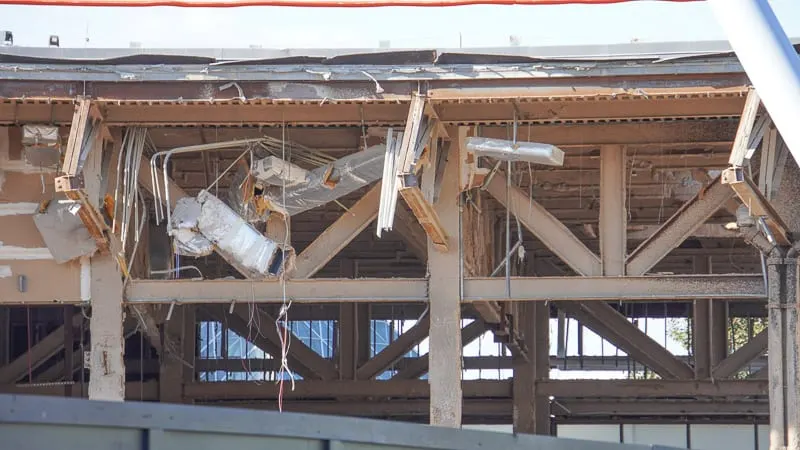 Innoventions Demolition roof Epcot Future World Construction Update December 2019