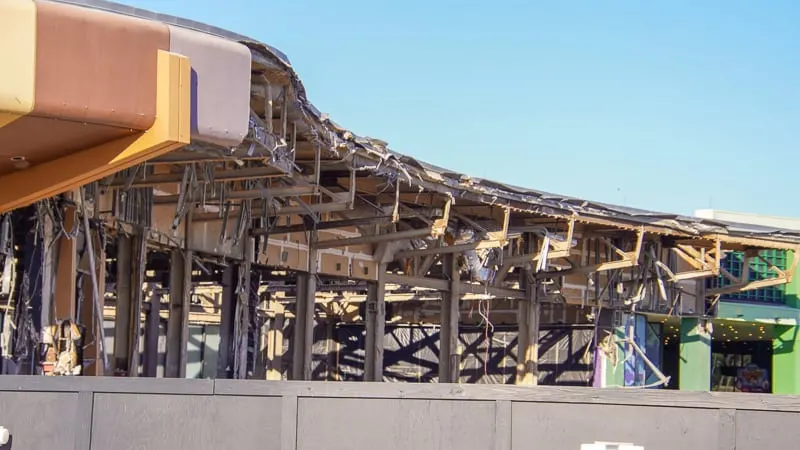 Innoventions Demolition front Epcot Future World Construction Update December 2019
