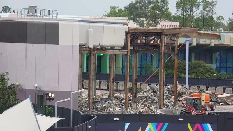 Innoventions West Demolition Club Cool Epcot Future World Construction Update December 2019