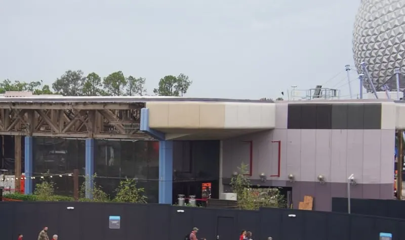 South End Innoventions West demolition Epcot Future World Construction Update December 2019