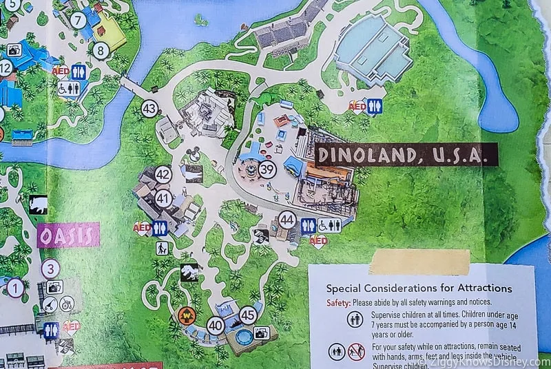 Primeval Whirl removed from Animal Kingdom Park Map