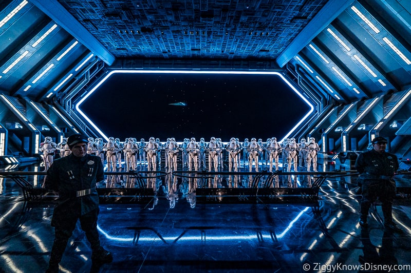 Star Wars: Rise of the Resistance first order star destroyer hanger bay