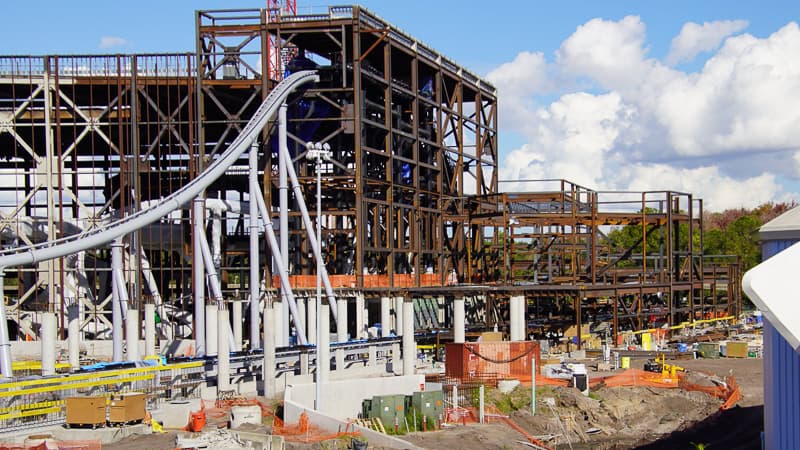 structure for Tron Coaster Load/Unload area Update December 2019