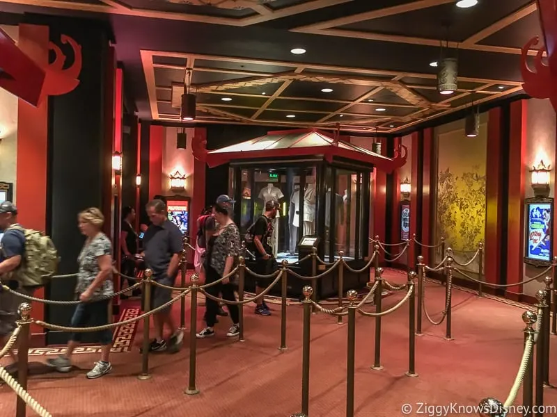 The Great Movie Ride queue inside the Chinese Theater
