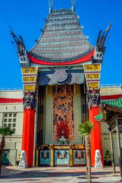 Chinese Theater outside Mickey and Minnie's Runaway Railway