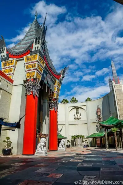 Chinese Theater outside front courtyard