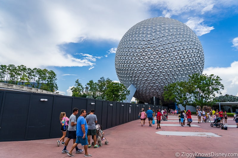 construction in Epcot