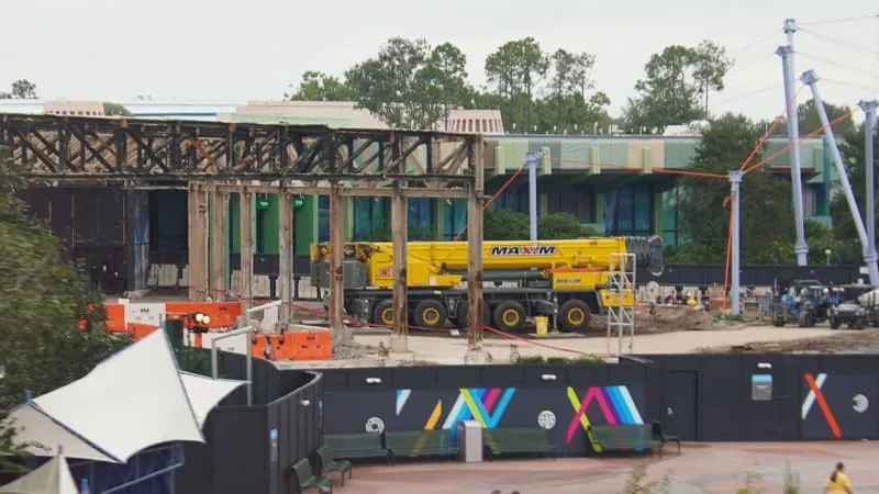 Epcot Future World Construction Updates January 2020 demo at Innoventions