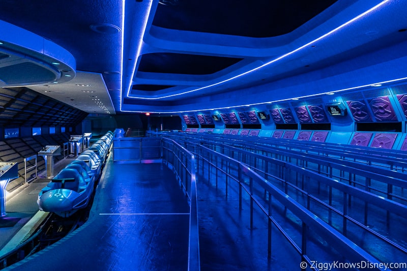 Space Mountain Queue in Disney's Magic Kingdom