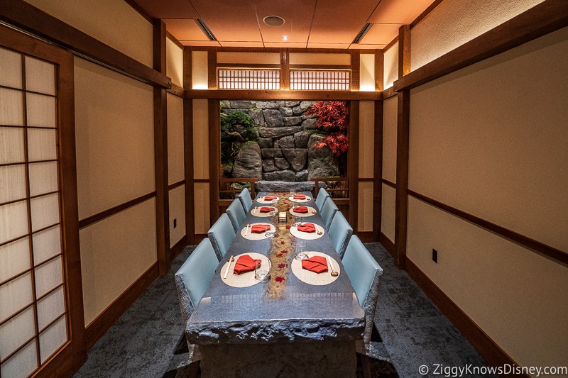 Takumi Tei private room in Epcot