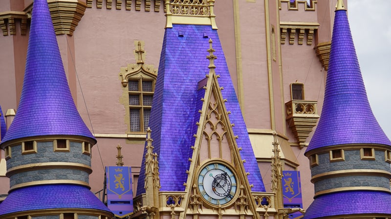 Cinderella Castle purple roof