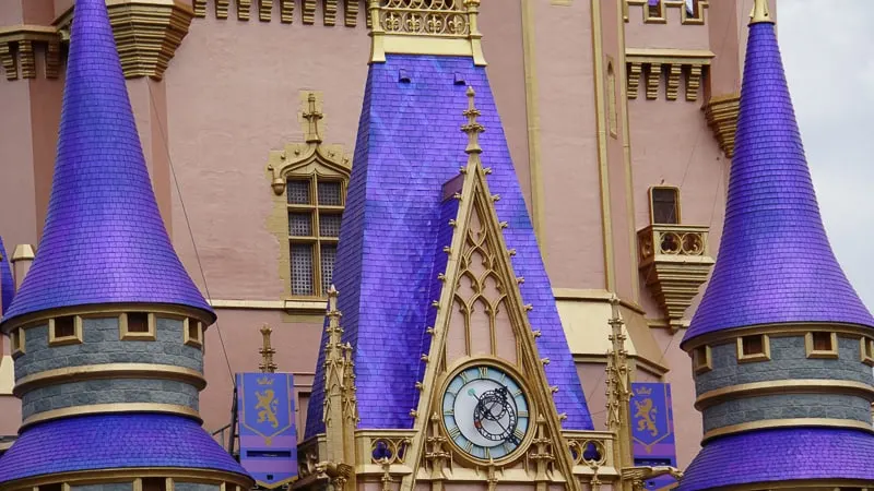 Cinderella Castle purple roof