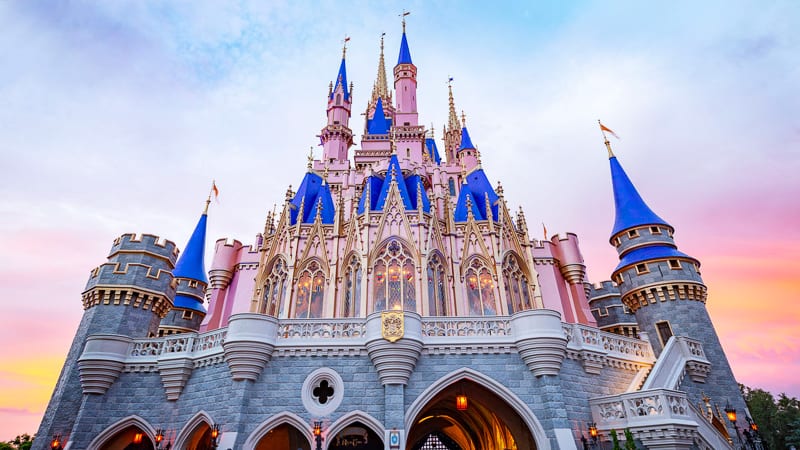 Cinderella Castle refurbishment after completion Magic Kingdom