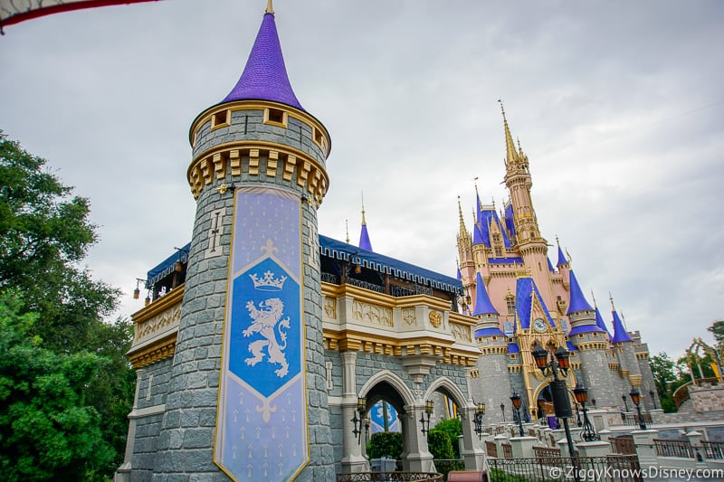 Side spires Cinderella Castle