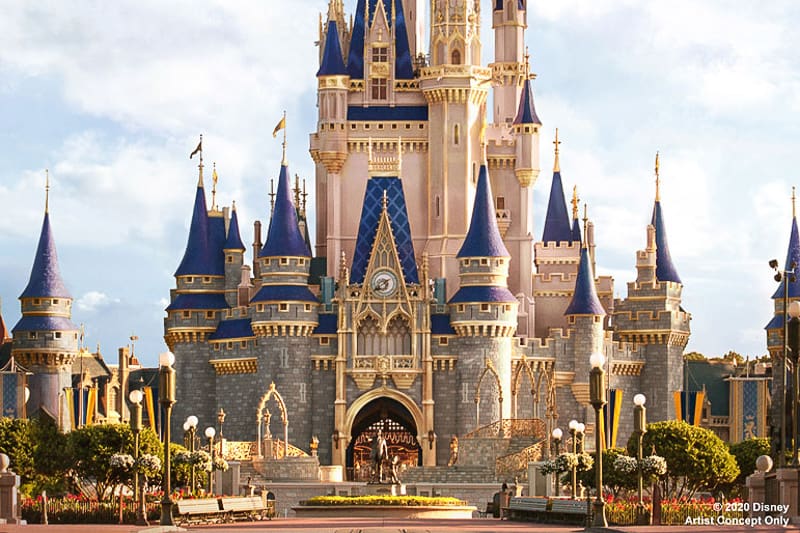 Cinderella Castle Refurbishment in Disney's Magic Kingdom