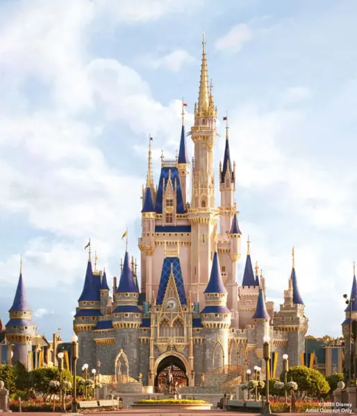 Cinderella Castle Disney's Magic Kingdom concept art