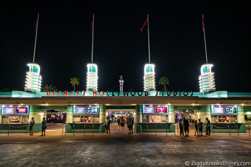 Disney's Hollywood Studios touring plan entrance