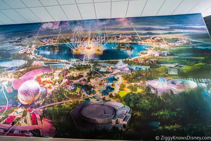 map of Epcot expansion 