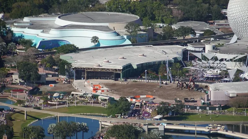 Epcot Future World Construction Updates February 2020 remaining part of Innoventions West