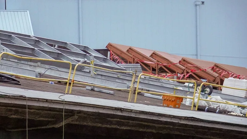 Guardians of the Galaxy Roller Coaster construction update February 2020 mounts