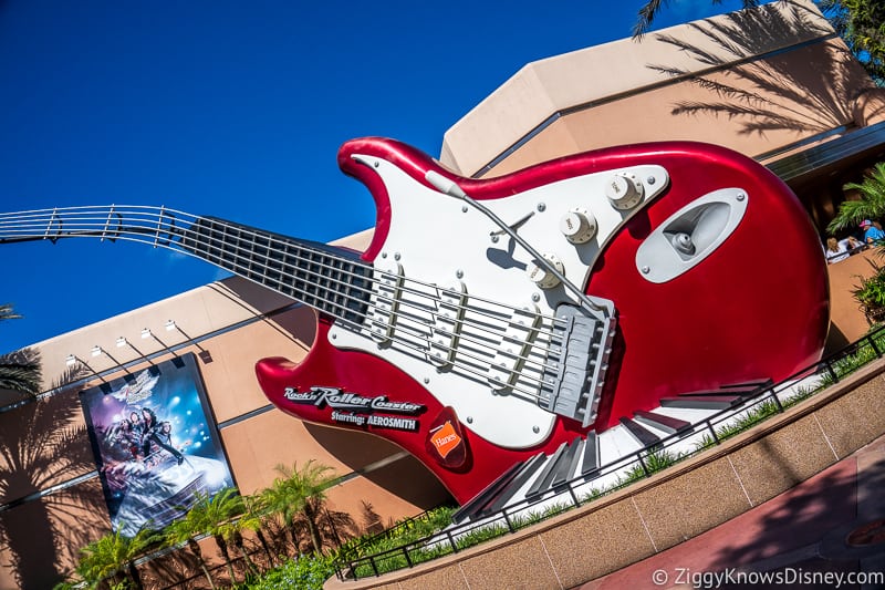 Hollywood Studios rock n roller coaster rope drop