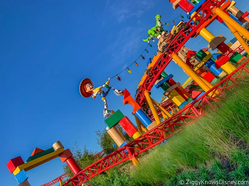 Hollywood Studios for rope drop Slinky Dog Dash toy story land