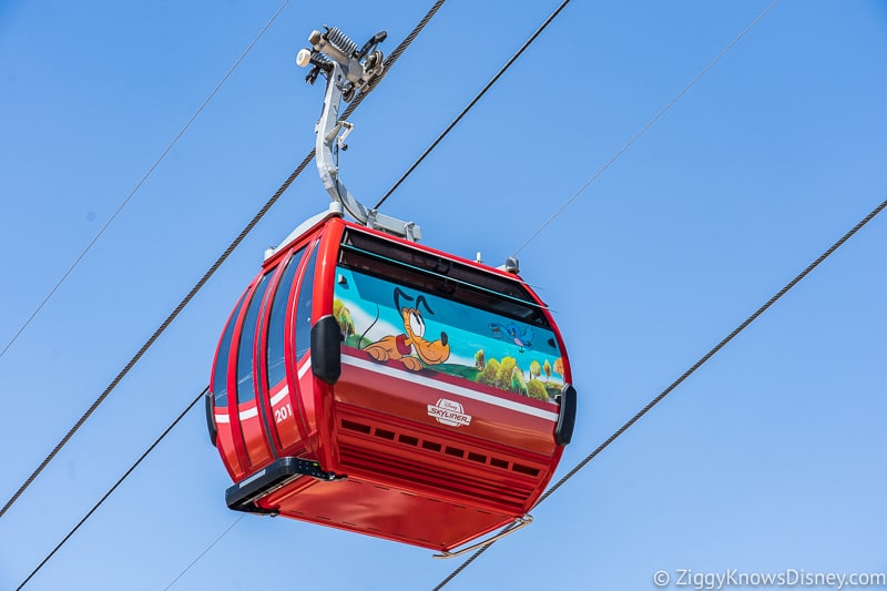 Disney Skyliner above Hollywood Studios