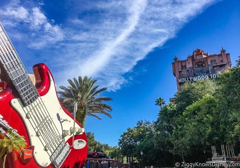 Hollywood Studios Tower of Terror and Rock n roller coaster