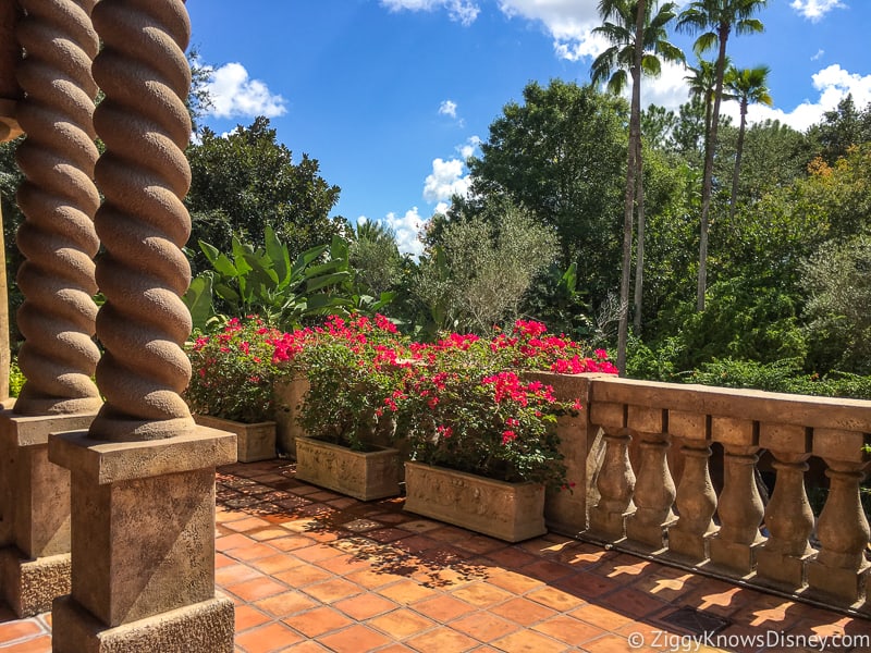 Hollywood Studios Touring Plan terrace outside Tower of Terror