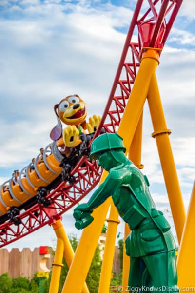 Hollywood Studios Touring Plan slinky dog dash and Green army man