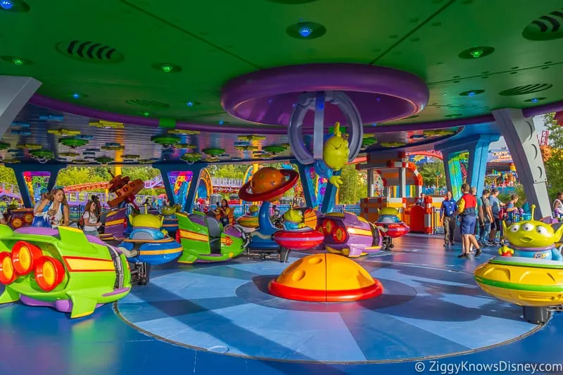 Hollywood Studios 1-Day Itinerary Alien Swirling Saucers