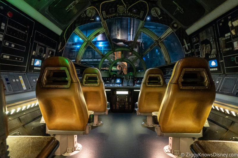 Cockpit of the Millennium Falcon Smugglers Run