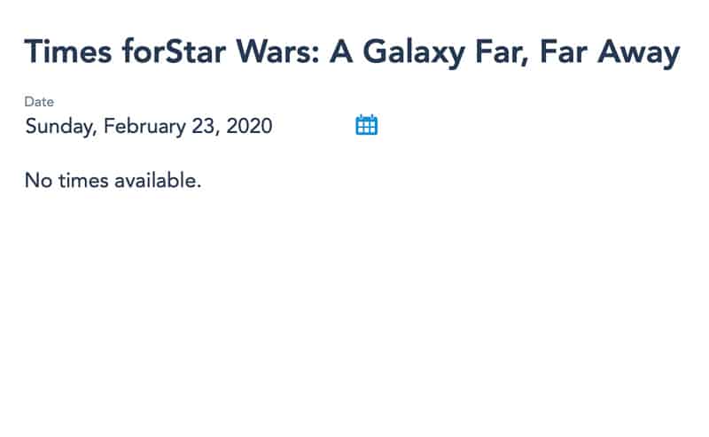 Star Wars: A Galaxy Far, Far Away closing in Hollywood Studios