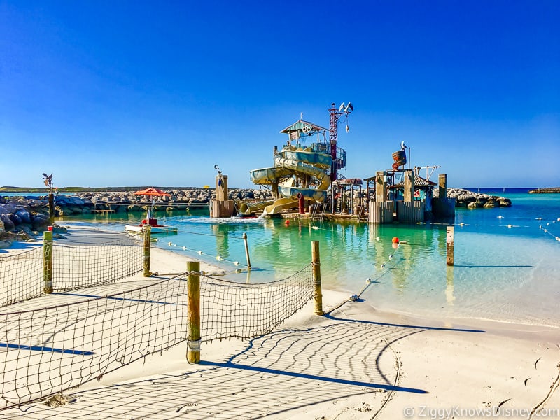 beach on Castaway Cay closed